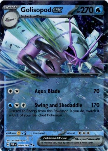 Golisopod ex - 050/182 Pokémon TCG - SV04 Paradox Rift