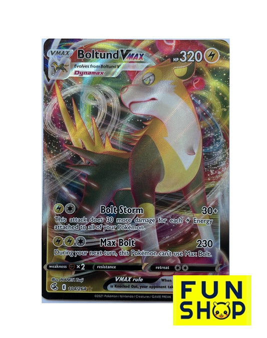 Boltund-VMAX – Pokemon SWSH Fusion Strike – 104/264