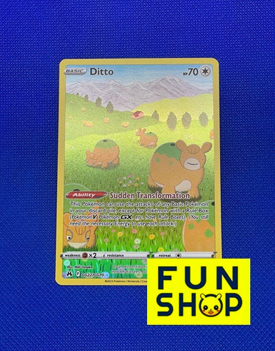 Ditto – Pokemon SWSH Crown Zenith - holo - GG22/GG70