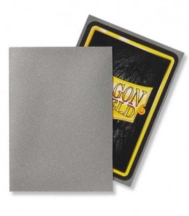 Dragon Shield Standard Sleeves Matte - Silver (100 sleeves)