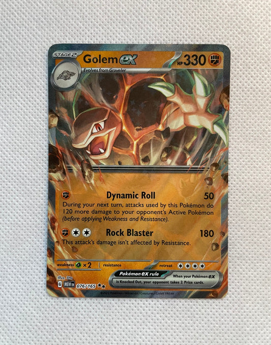 Golem-ex – Doppelt selten – Pokémon SV03.5 – 76/165