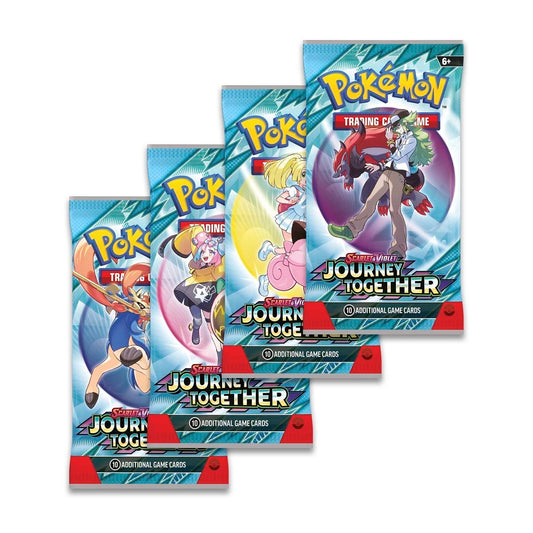 Pokémon TCG: Scarlet & Violet - Journey Together - 4 booster-pakker - Artsæt