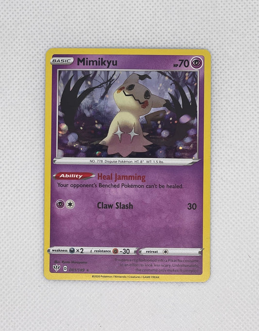 Mimikyu – 081/189 – Cosmos Holo - SWSH3 Darkness Ablaze