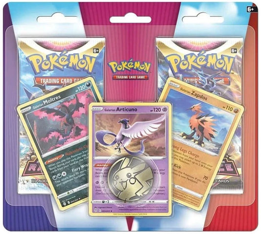 Pokemon Verbessertes 2er-Blisterpack (Galarian Birds)