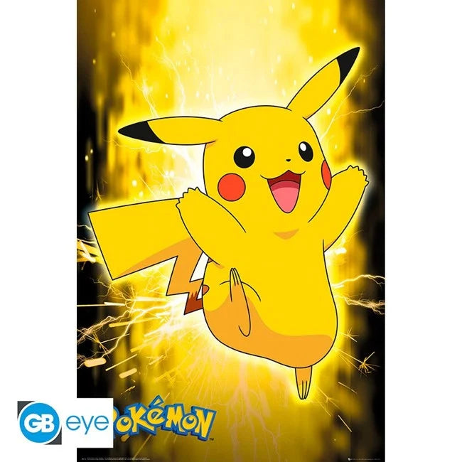 Pokémon - Poster Maxi 91,5x61 - Pikachu Neon