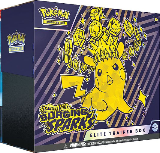 Elite Trainer Box - Scarlet & Violet - Surging Sparks - Pokemon TCG