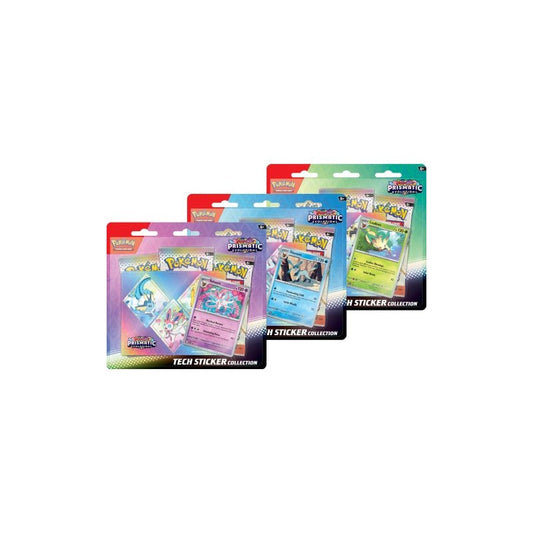 Pokémon SV8.5 Prismatic Evolutions Tech-Aufklebersammlung