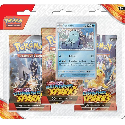 Pokémon TCG: Scarlet & Violet - Surging Sparks - 3-booster blister