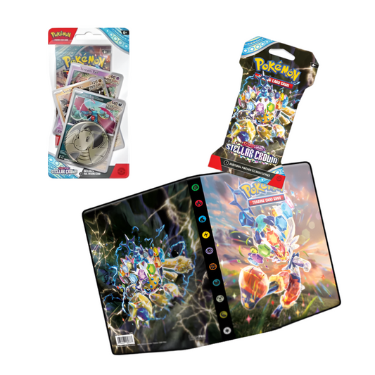 Pokémon TCG: Scarlet & Violet SV4 - Paradox Rift - Sæt - Boosters + Mappe