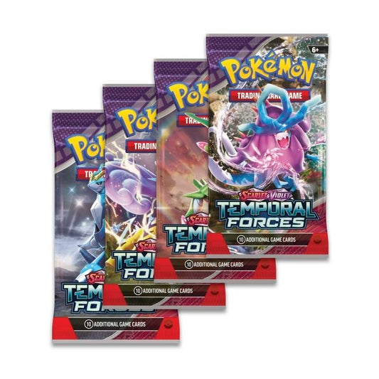 Pokemon SV05 Zeitkräfte – 4er-Boosterpack-Artset